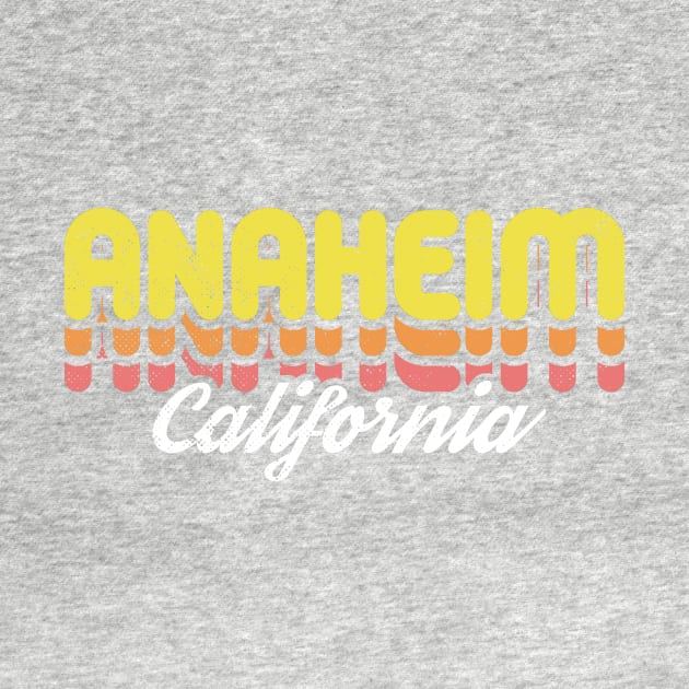 Retro Anaheim California by rojakdesigns